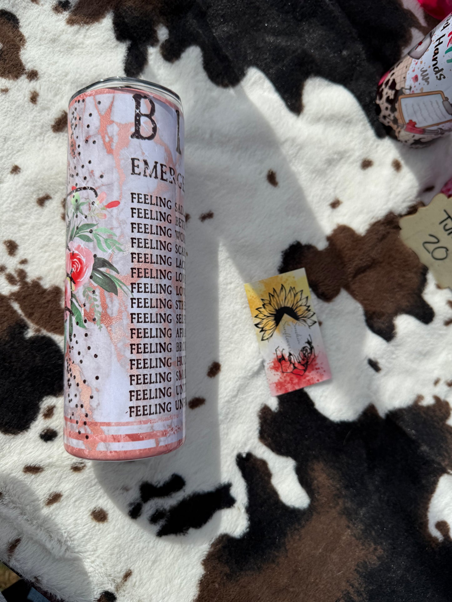 Emergency Bible Verse 20oz tumbler