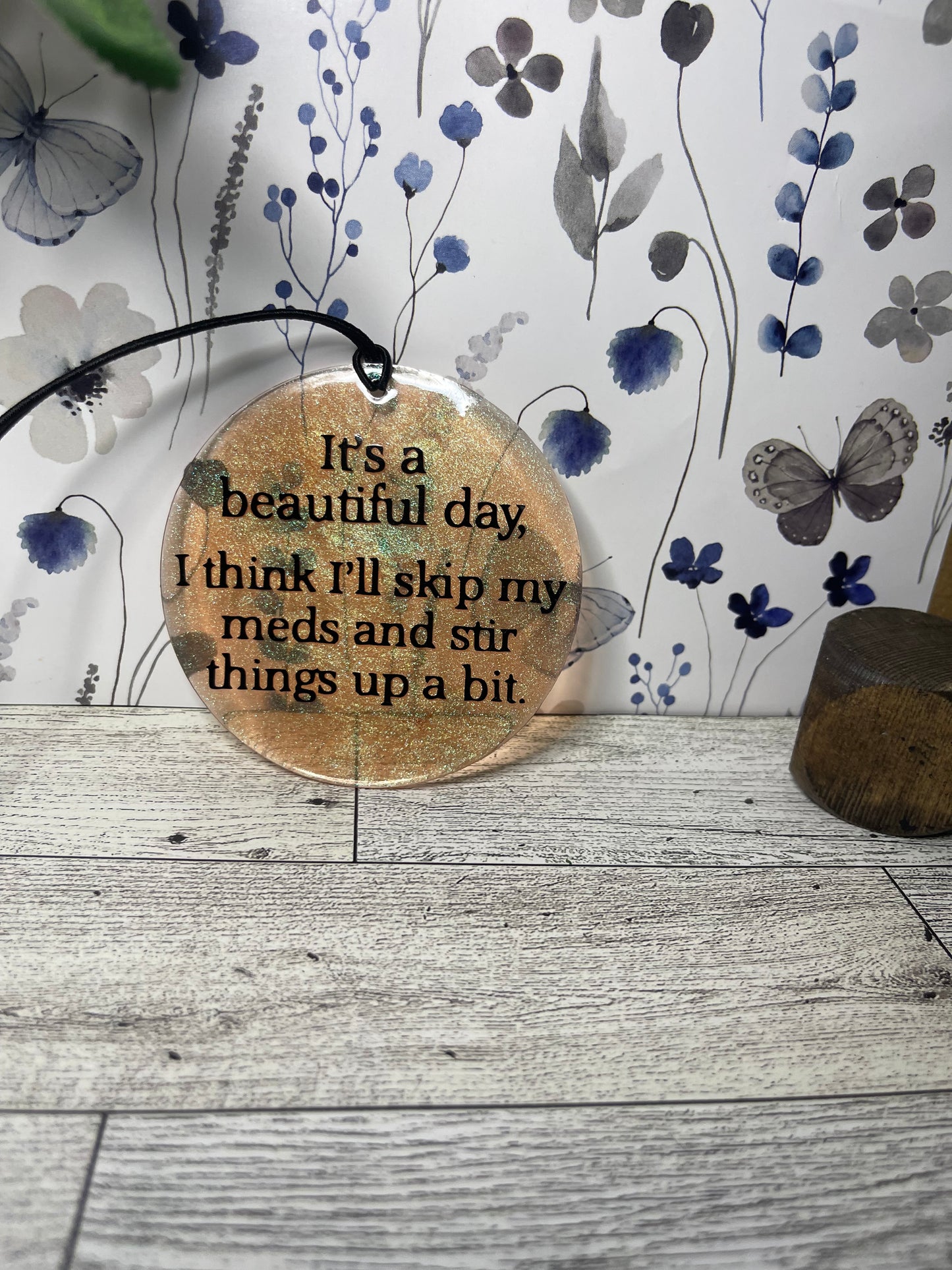 It’s a beautiful day Car Charm