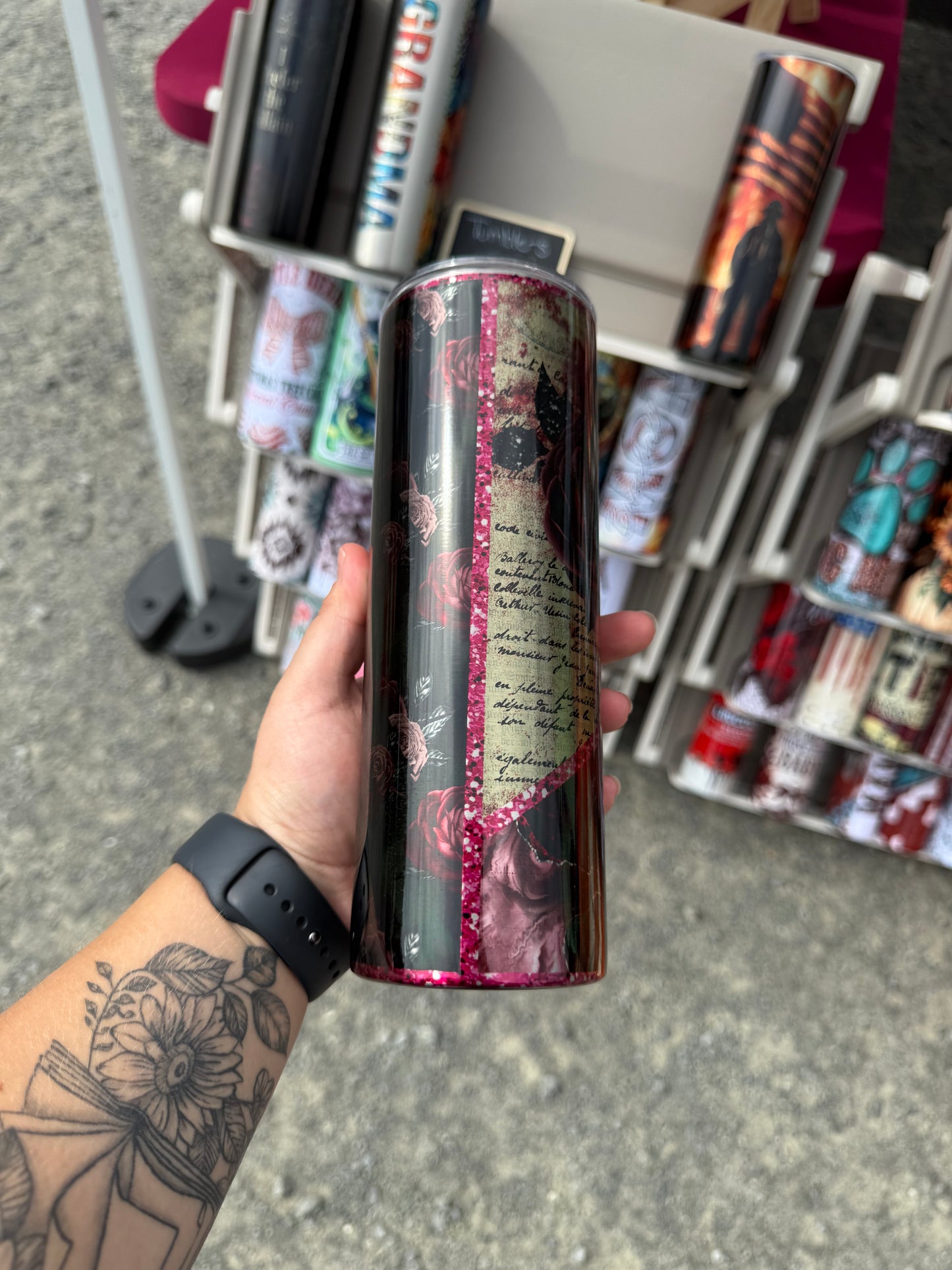 Gothic in pink 20oz Stainless Steel Tumbler