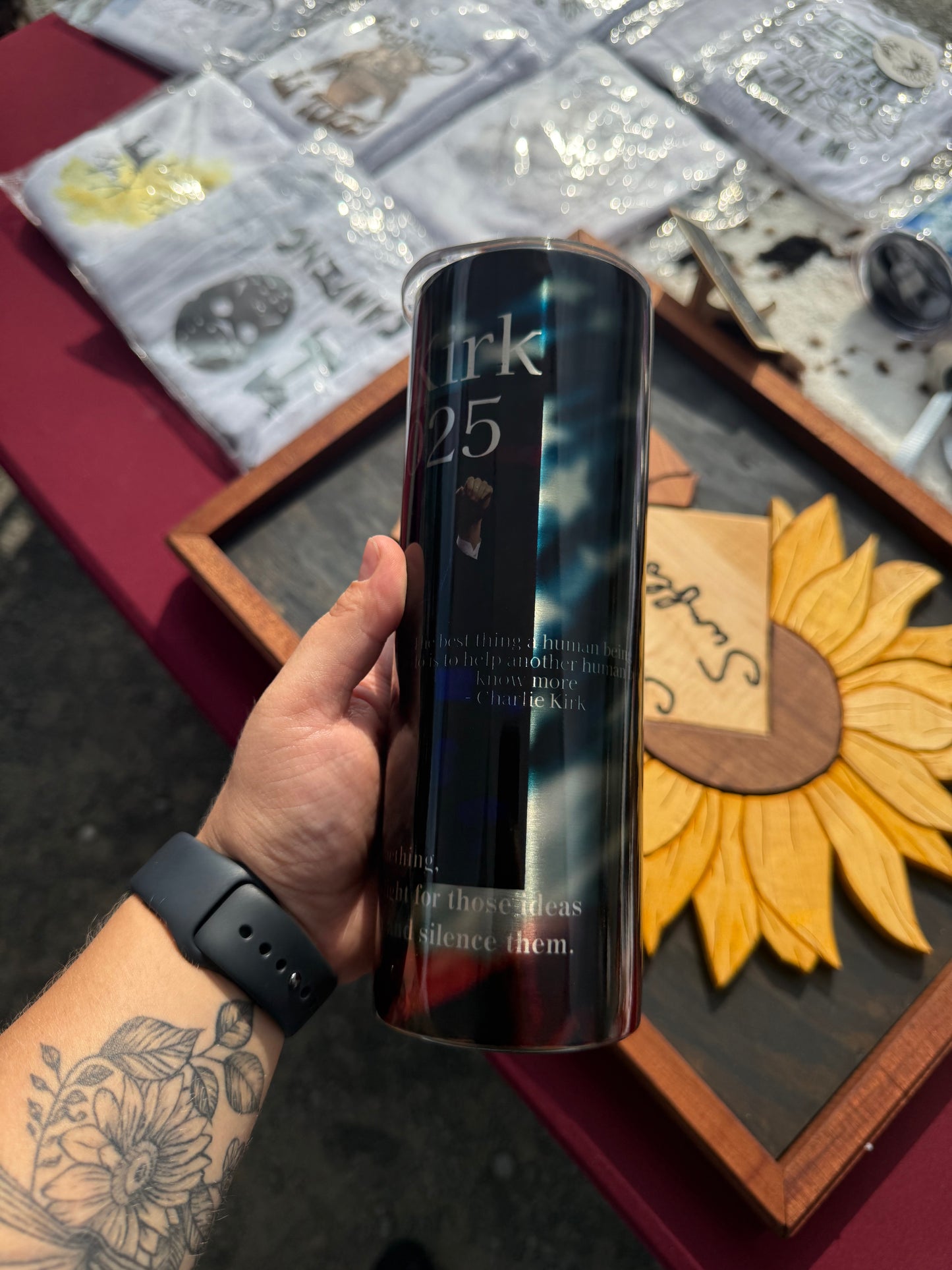 Charlie Kirk Memorial Stainless Steel 20oz Tumbler