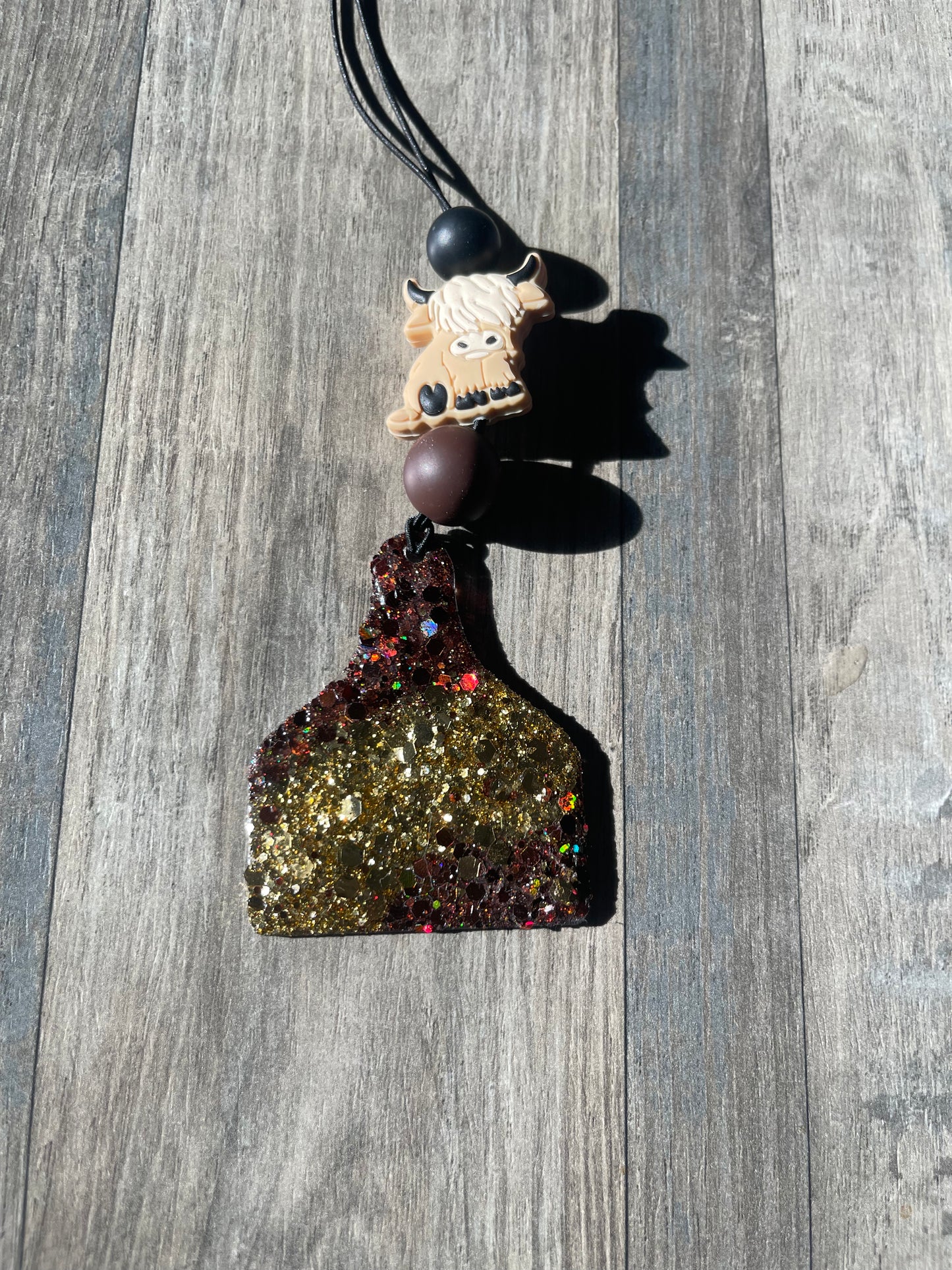 🌻🌹Howdy Highland Cow Car Charm 🌻🌹