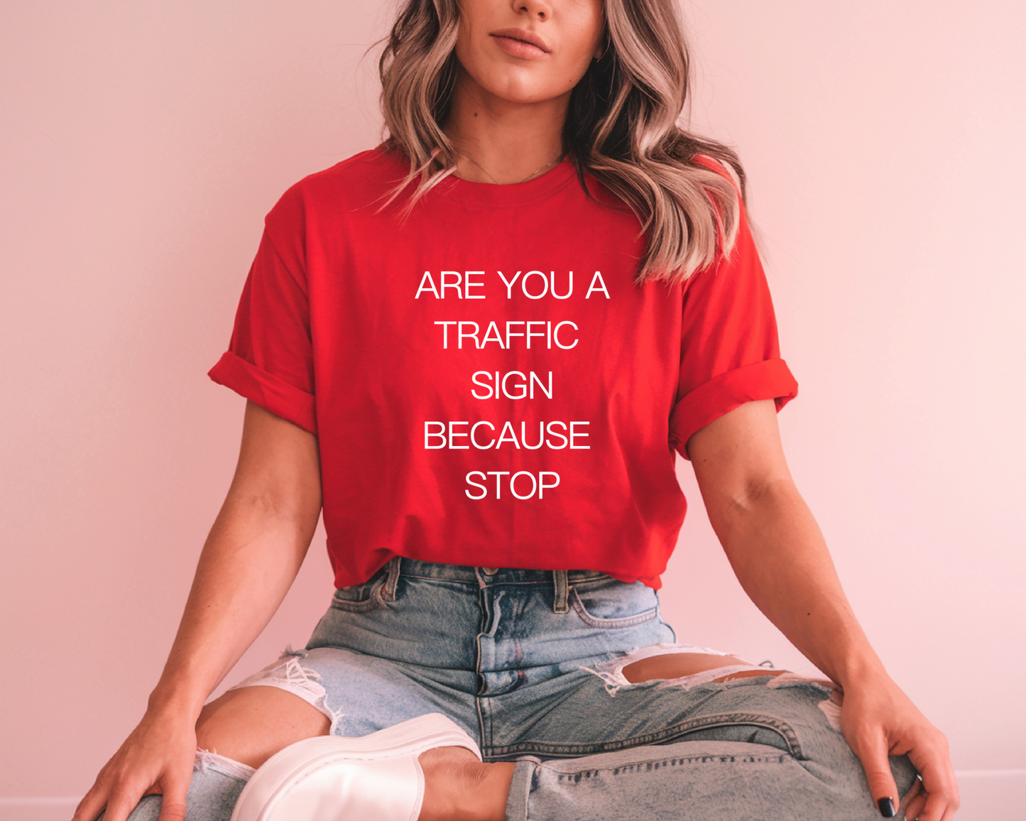 Are you a traffic sign short sleeve shirt