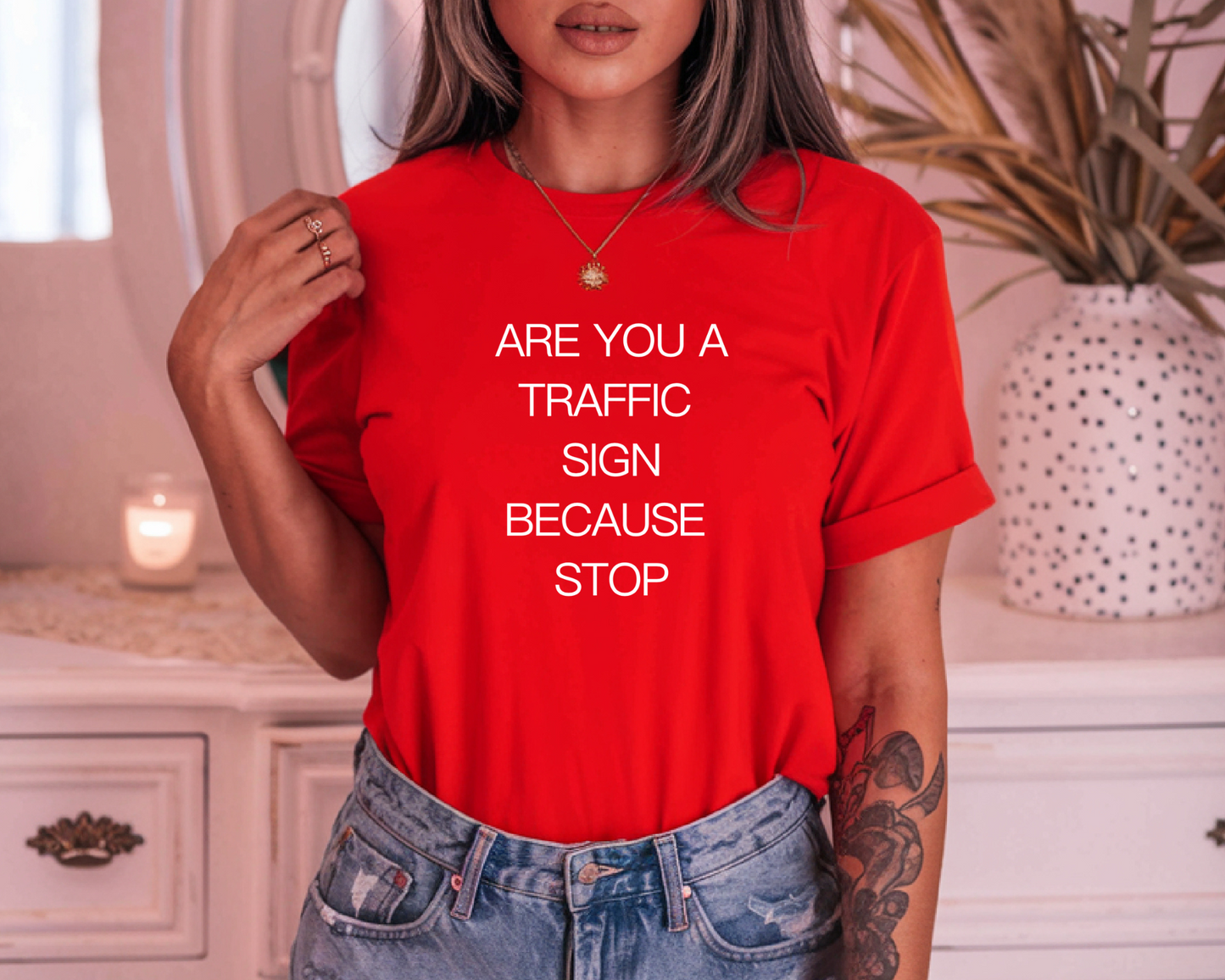 Are you a traffic sign short sleeve shirt