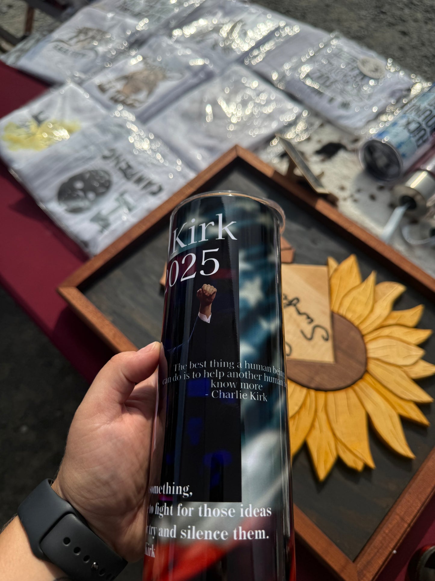 Charlie Kirk Memorial 20oz SkinnyTumbler