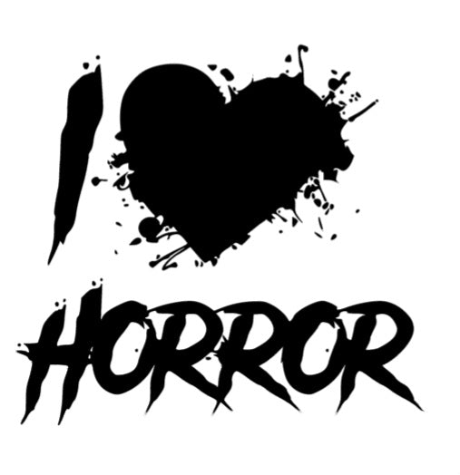 I Heart Horror Decal