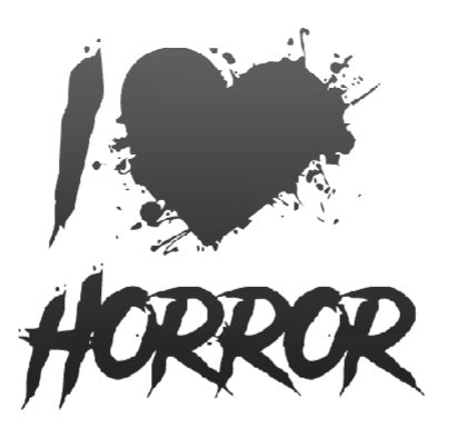 I Heart Horror Decal