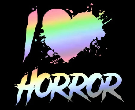 I Heart Horror Decal