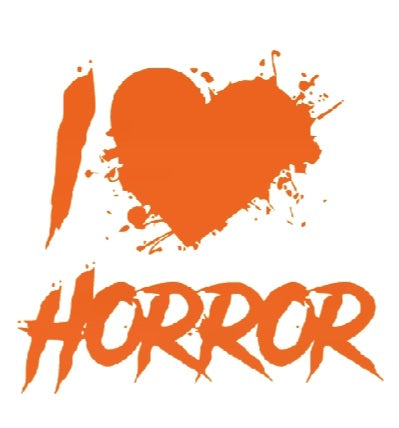 I Heart Horror Decal