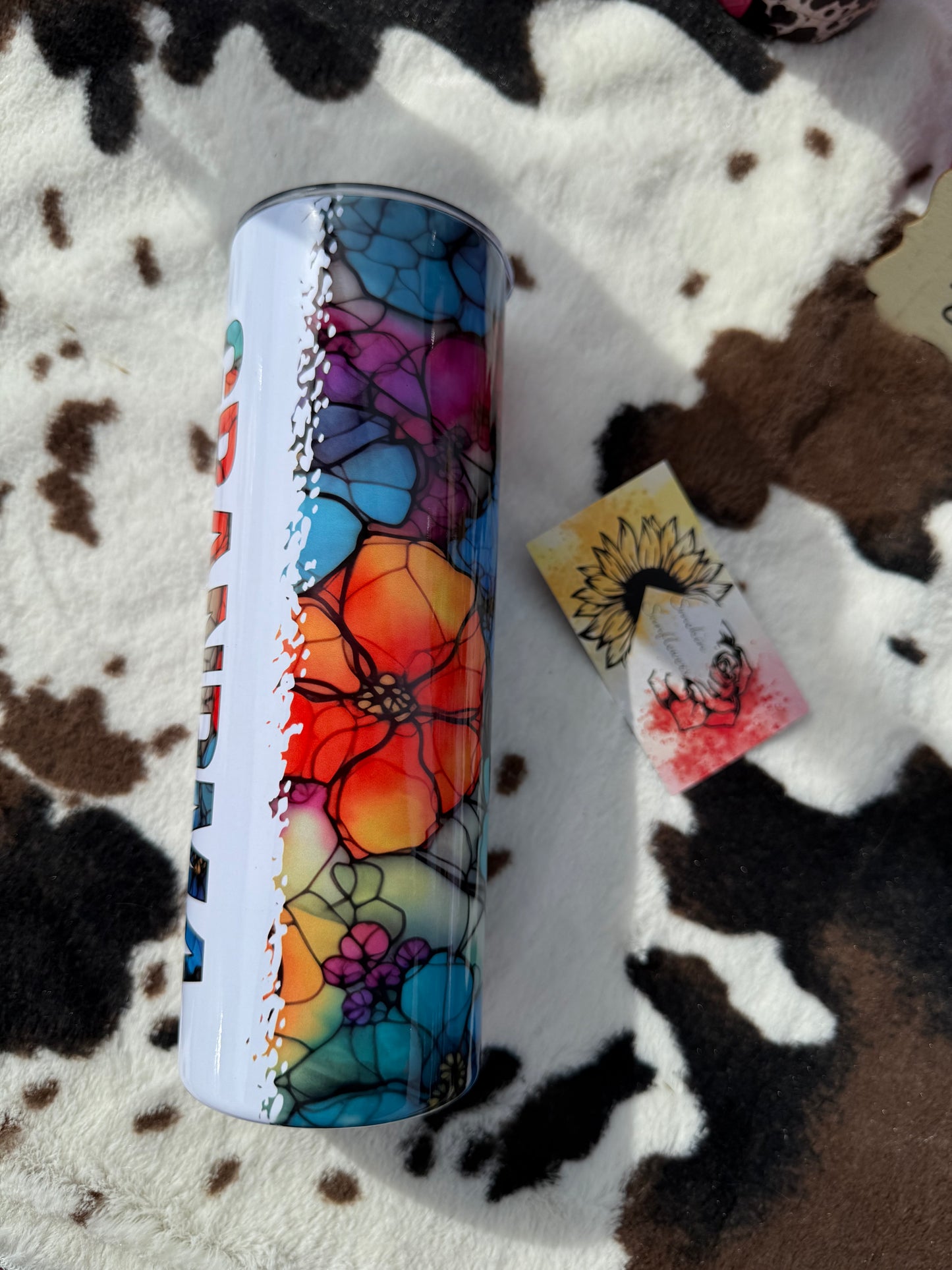 Stained Glass Grandma 20oz Tumbler