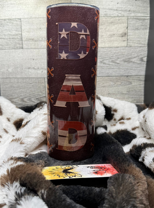 Patriotic Dad 20oz Tumbler