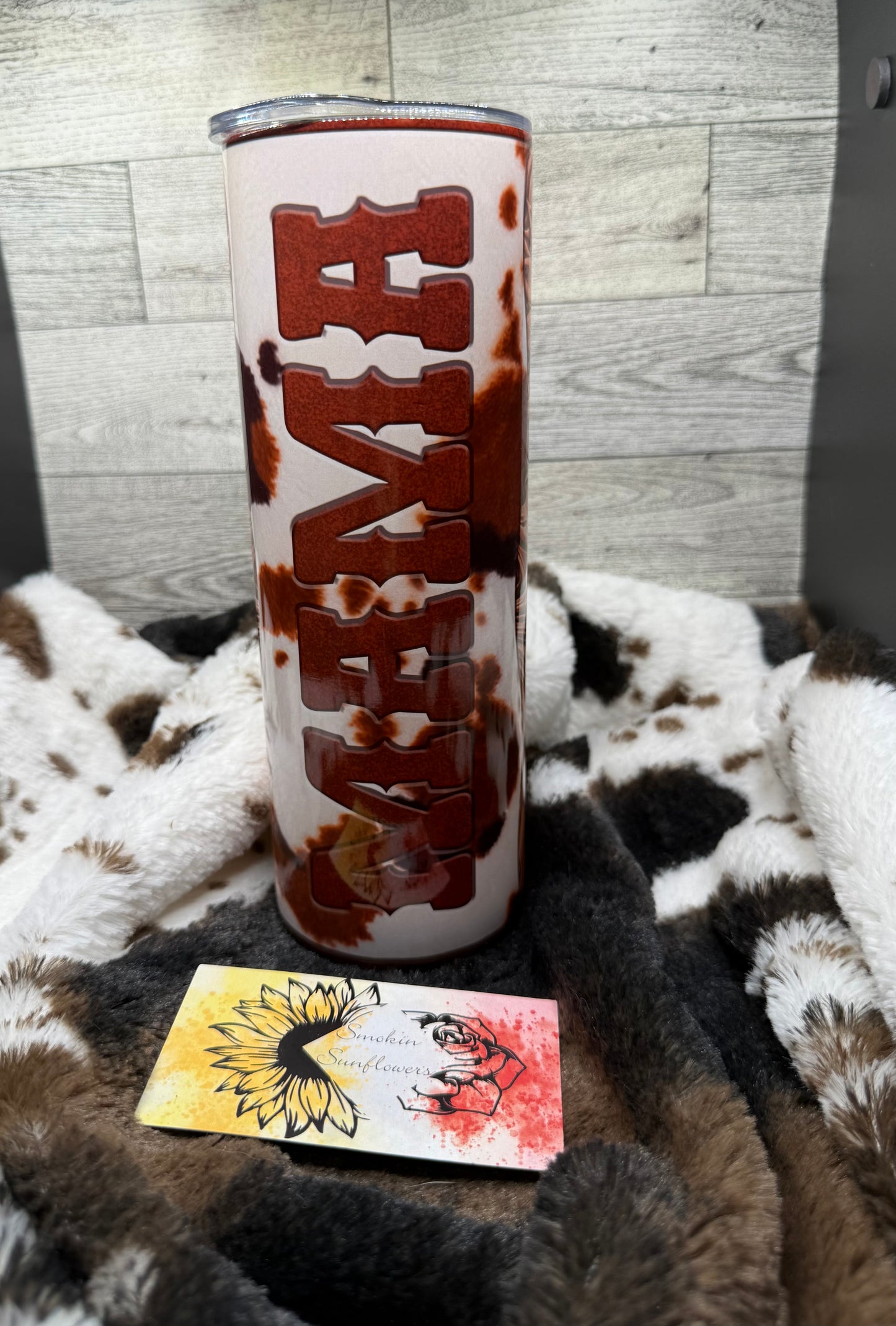 Tooled Leather Mama 20oz Tumbler