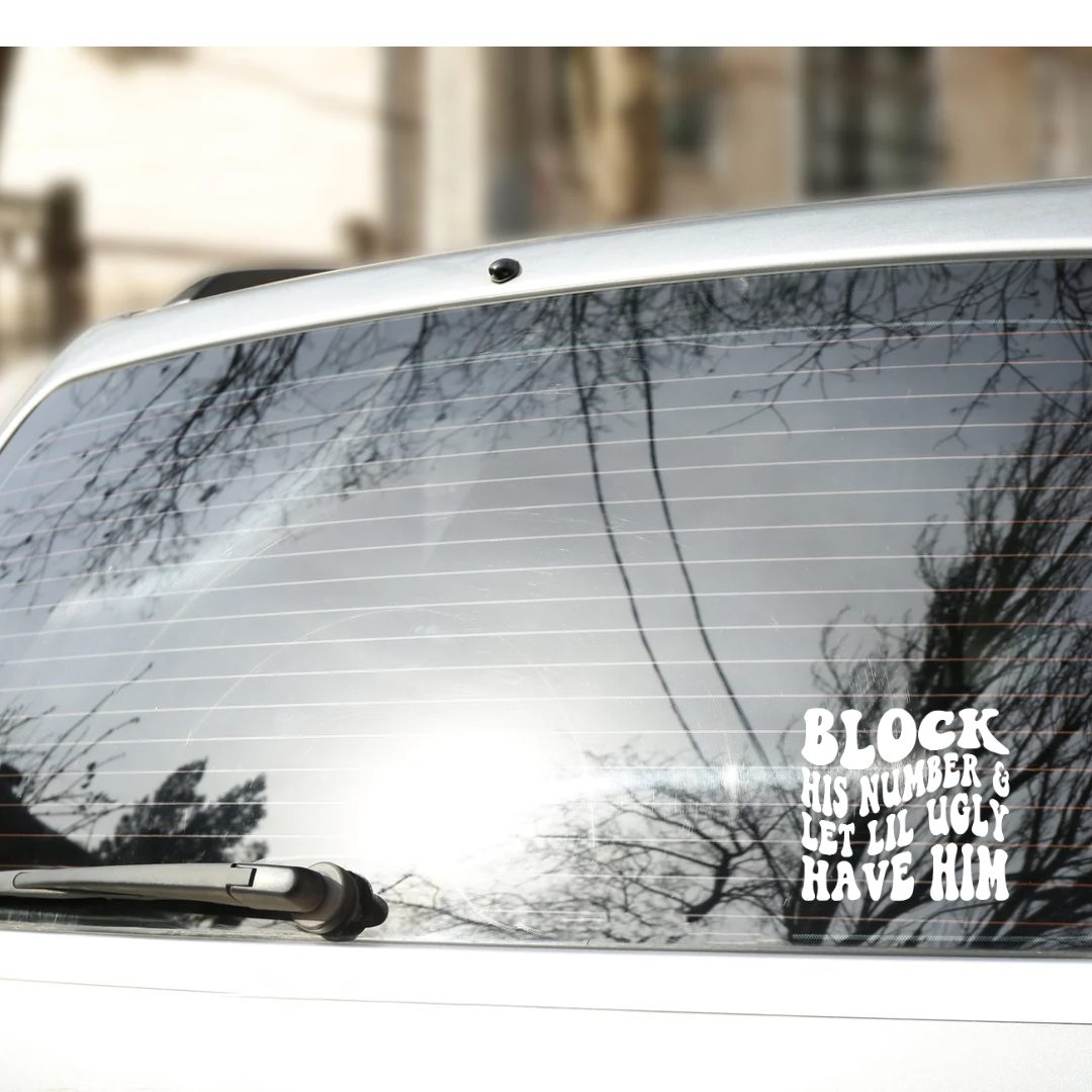 Block his number decal