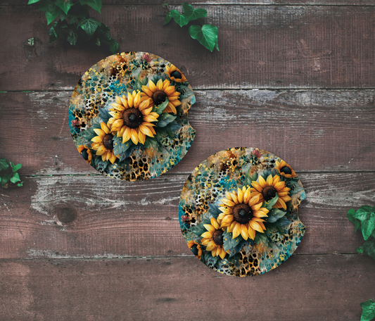 Sunflower Trio Coaster