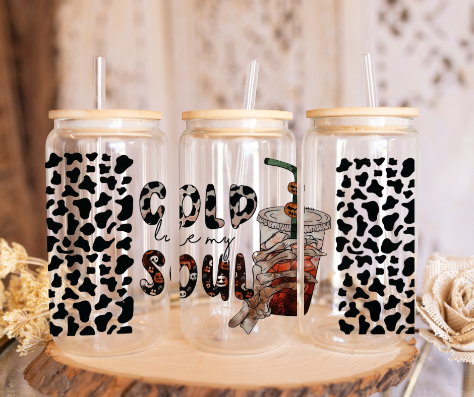 Cold Like My Soul 16oz Beer Can Cup