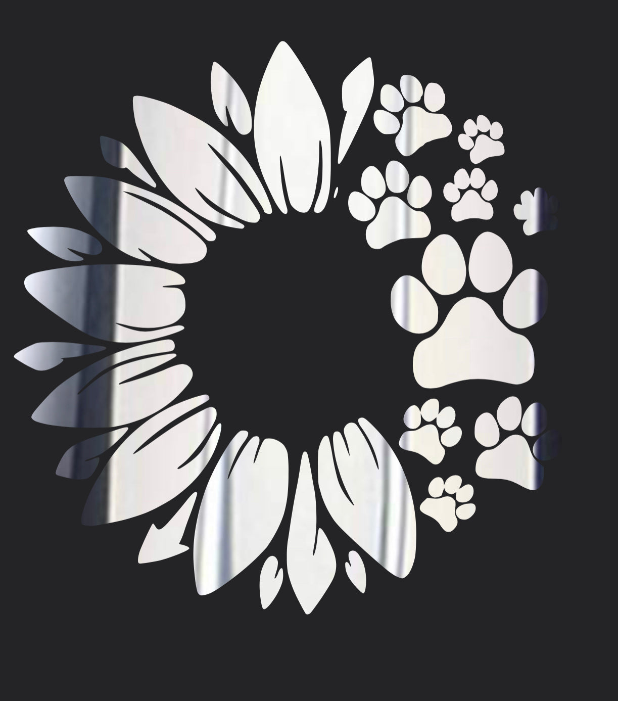 Sunflower Paw Print