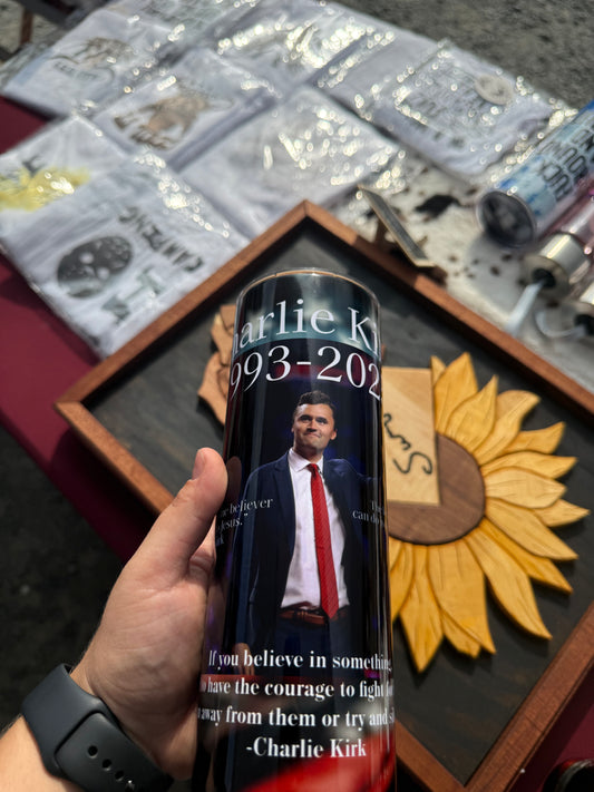 Charlie Kirk Memorial 20oz Tumbler