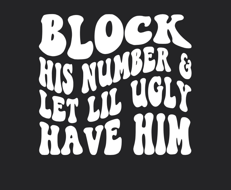 Block his number decal